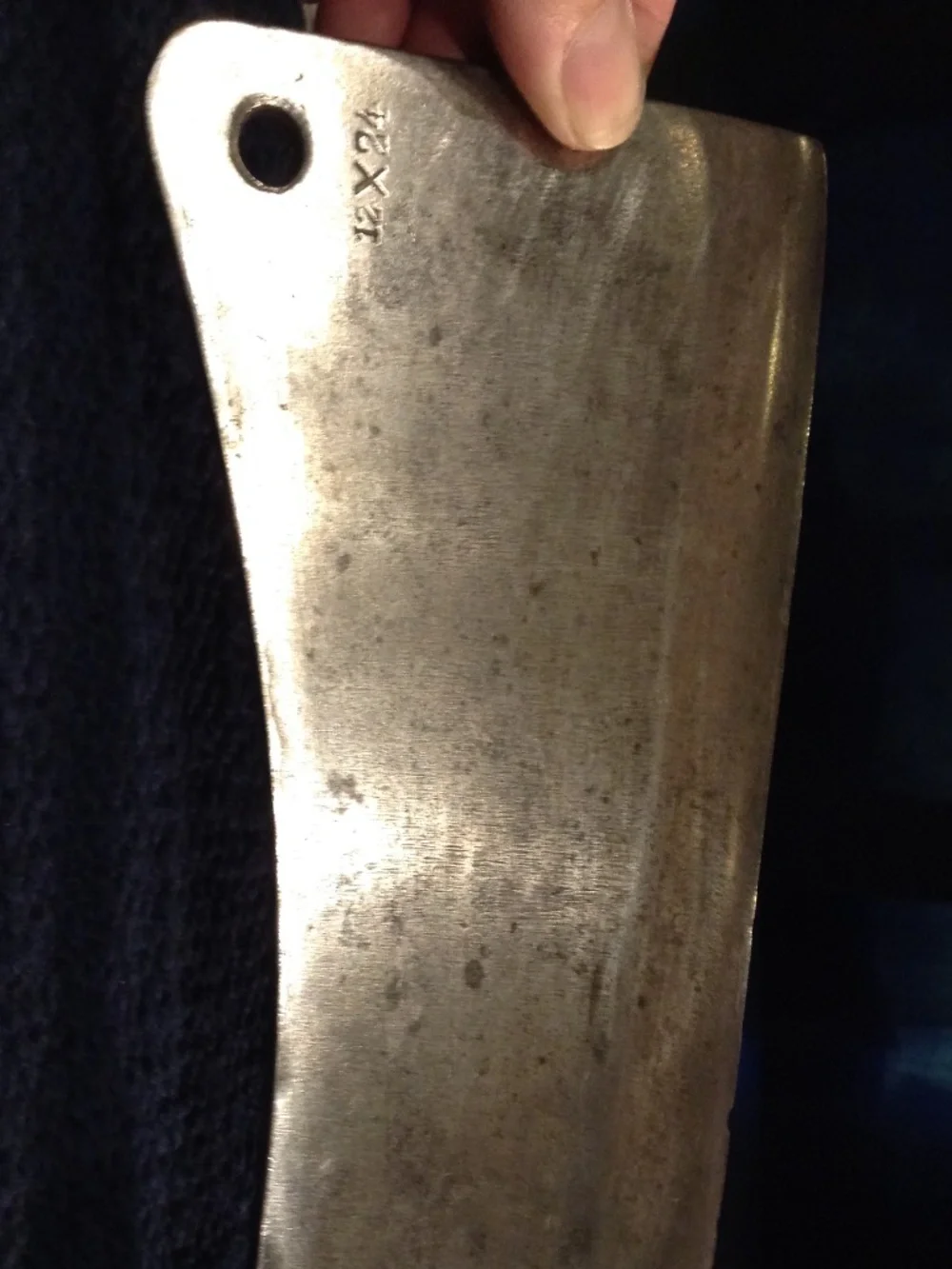 Rare Antique F. DICK No. 93 Meat Cleaver 7